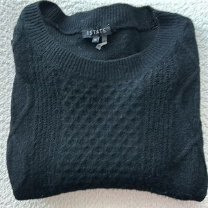 1.STATE Black Crew Neck Sweater // EUC // XL